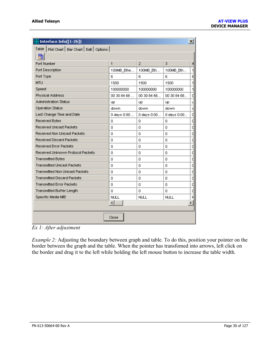 Allied Telesis AT-VIEW PLUS 3.0 DEVICE MANAGER User Manual | Page 30 / 127