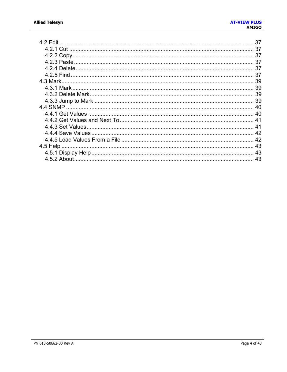 Allied Telesis AT-VIEW PLUS 3.0 AMIGO User Manual | Page 4 / 43