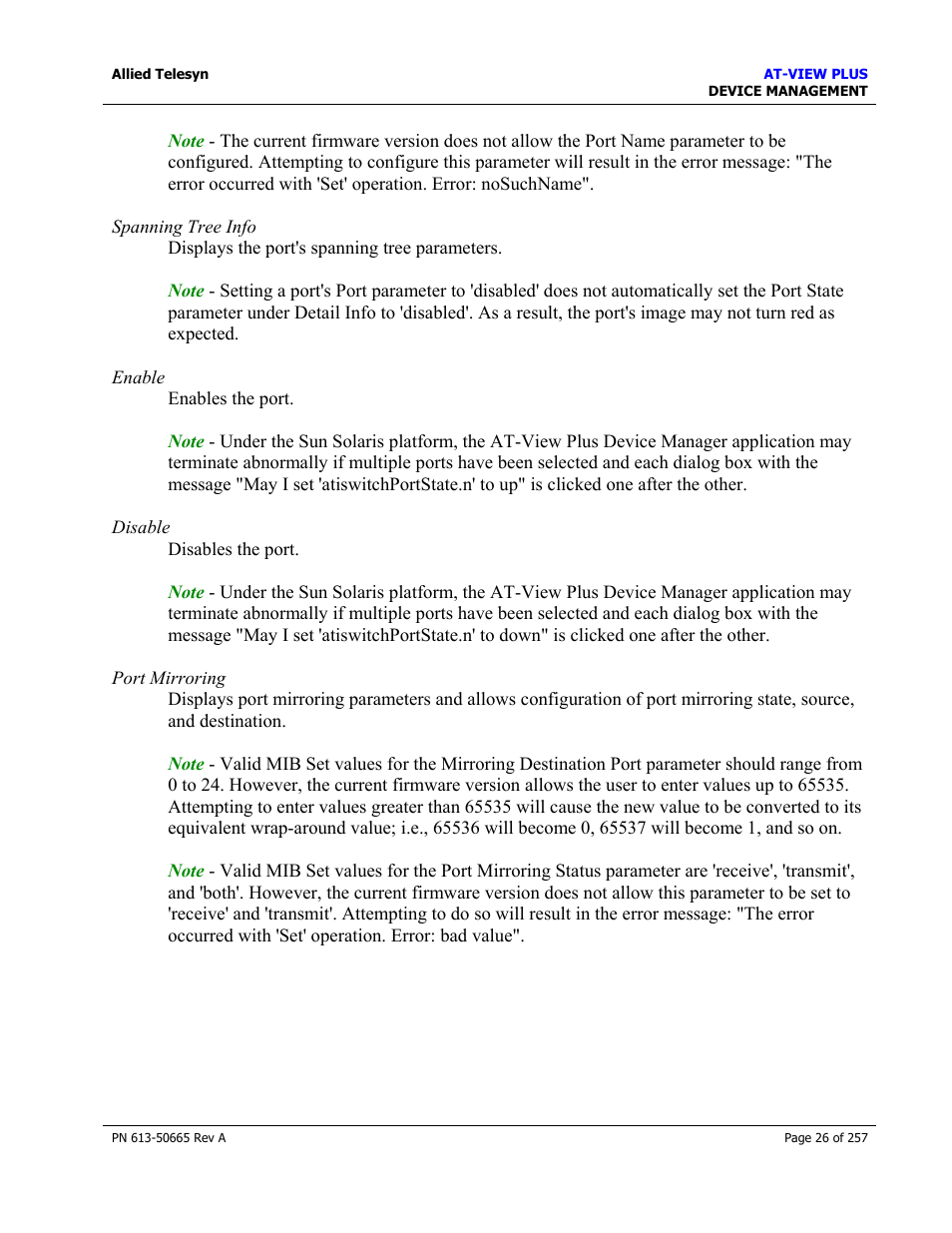 Stacking menu | Allied Telesis AT-VIEW PLUS 3.0 DEVICE MANAGEMENT User Manual | Page 26 / 257