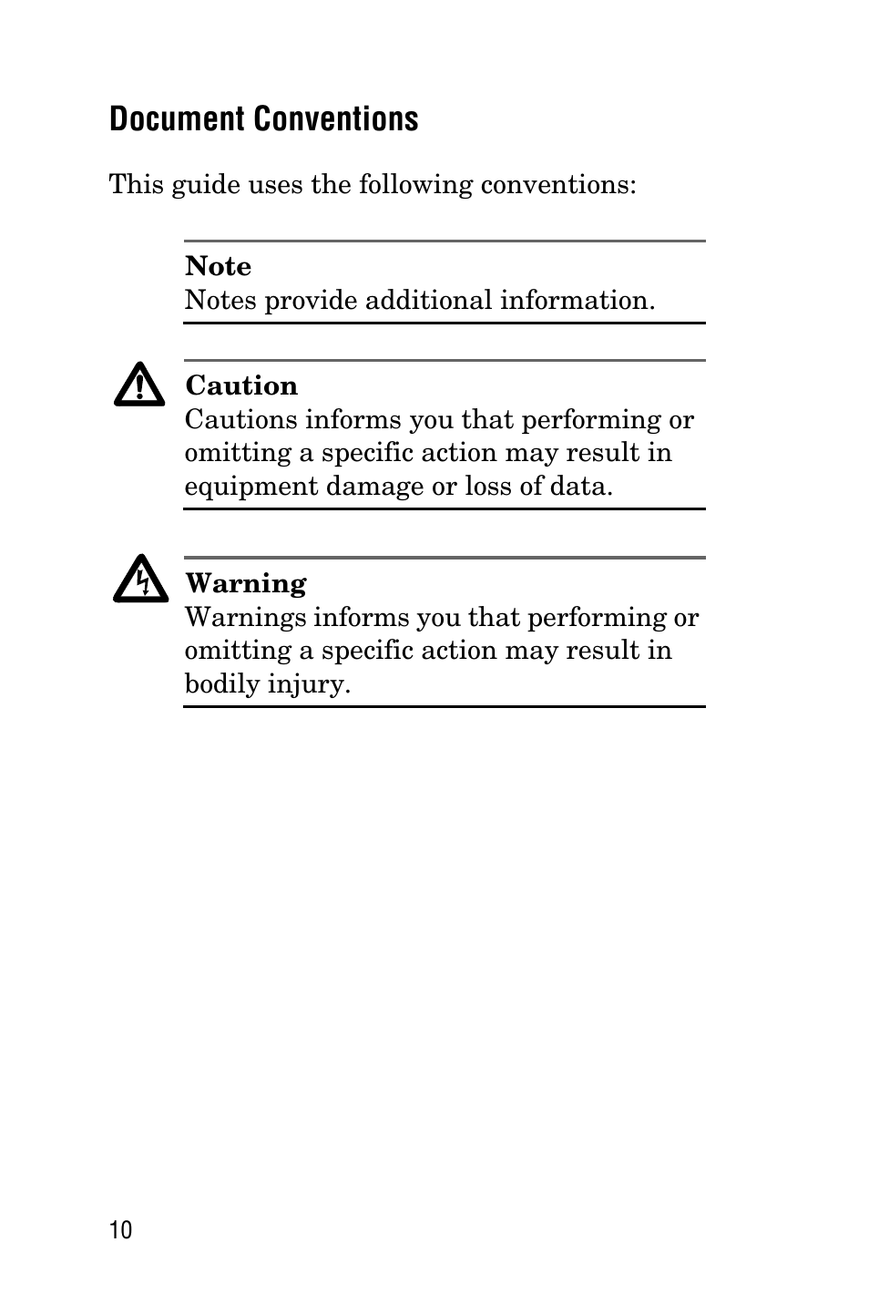 Document conventions | Allied Telesis AT-FS708LE User Manual | Page 10 / 50