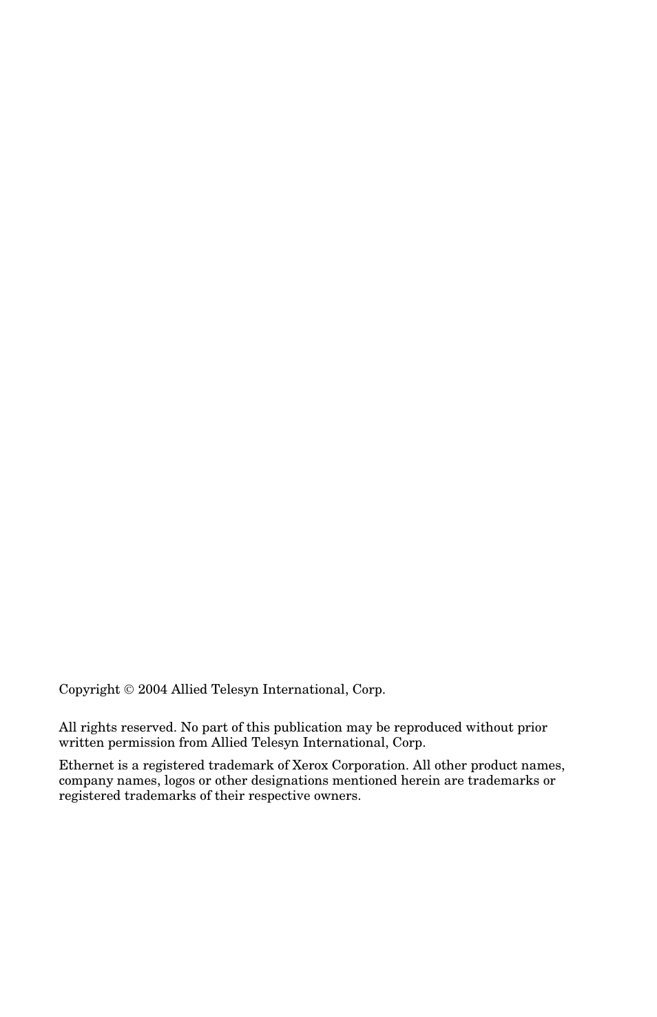 Allied Telesis AT-FS202SC/FS4 User Manual | Page 2 / 44