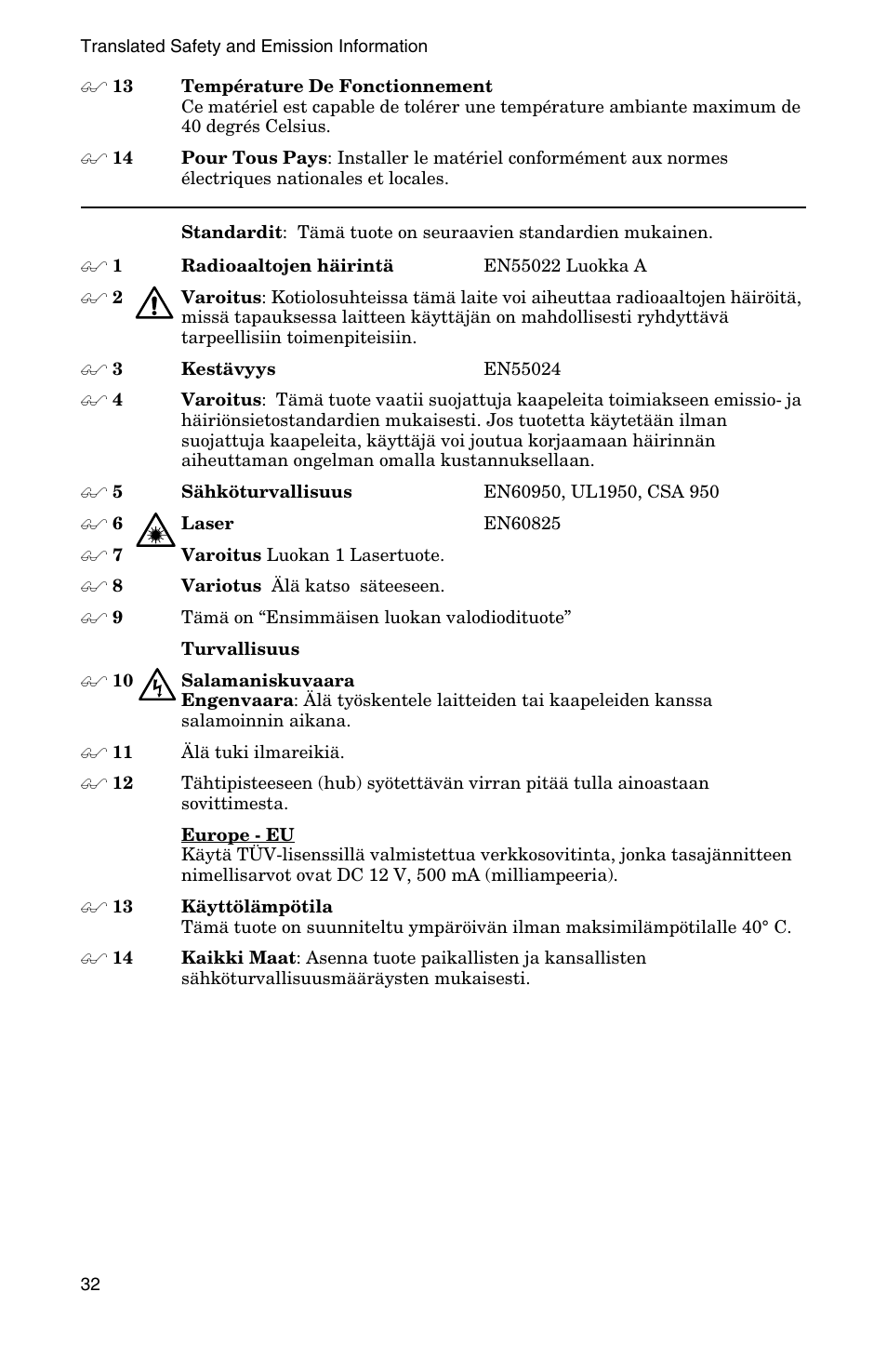 Allied Telesis AT-FS202SC/FS4 User Manual | Page 40 / 44