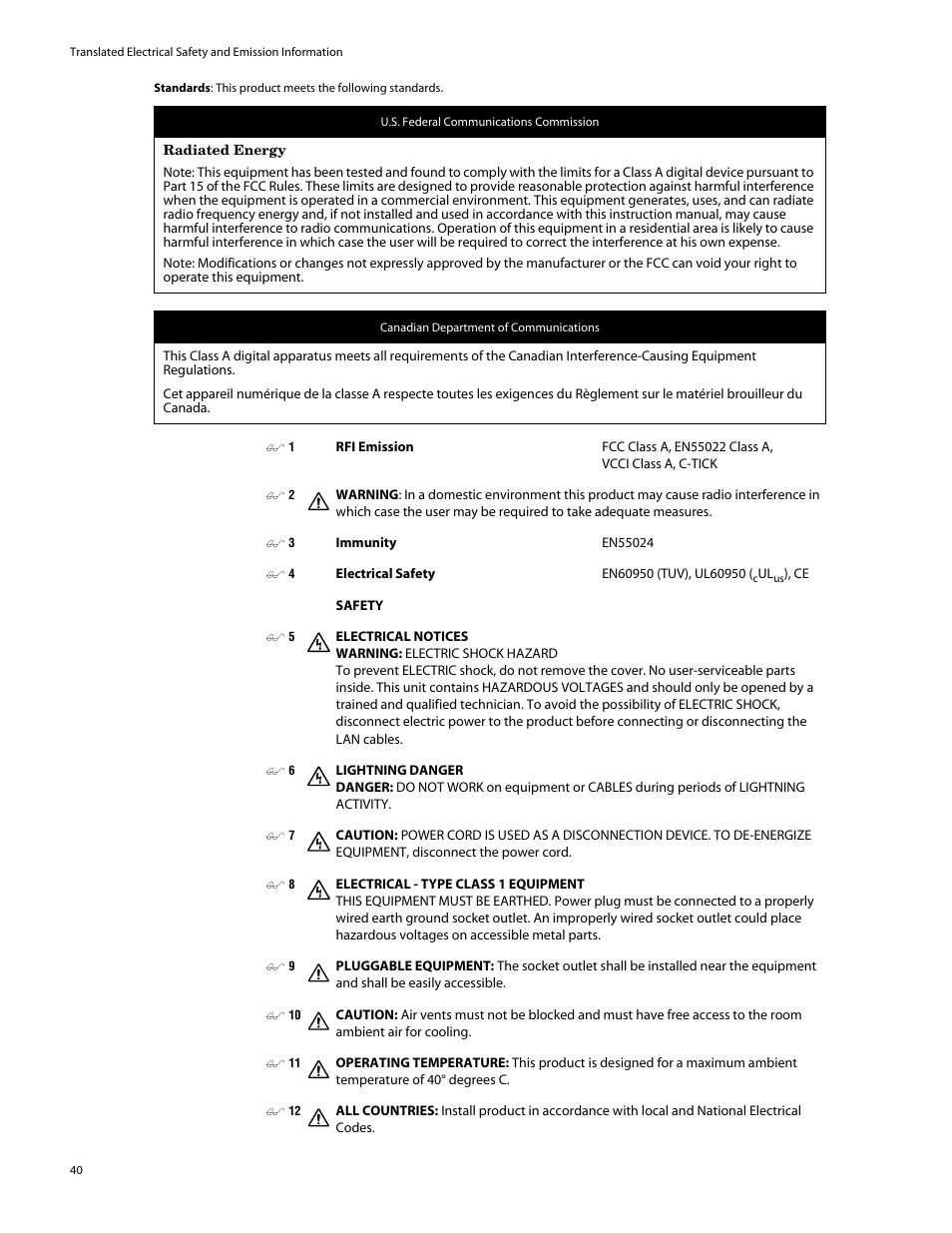 Allied Telesis AT-GS924 User Manual | Page 40 / 50