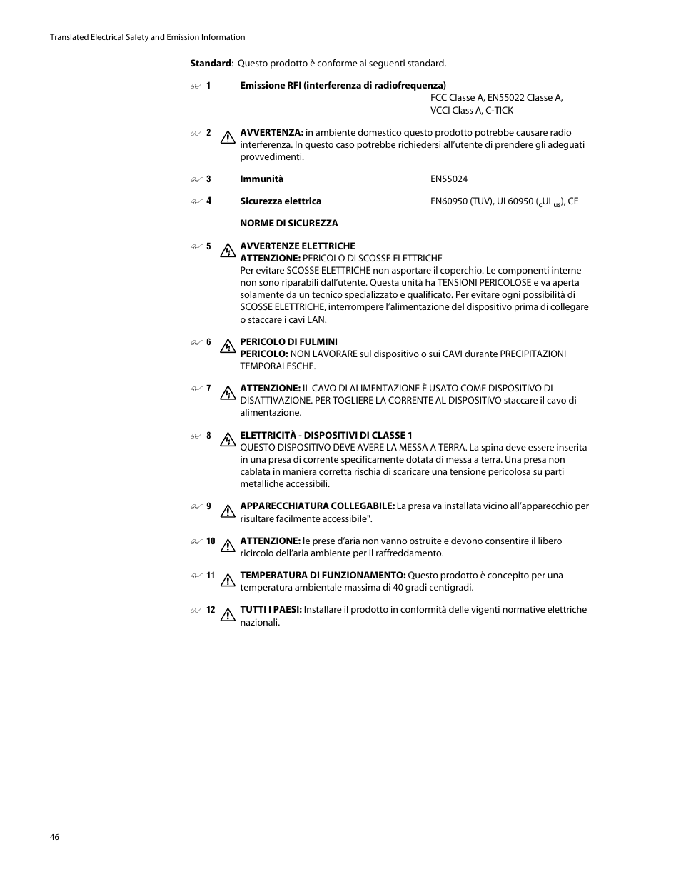 Allied Telesis AT-GS924 User Manual | Page 46 / 50