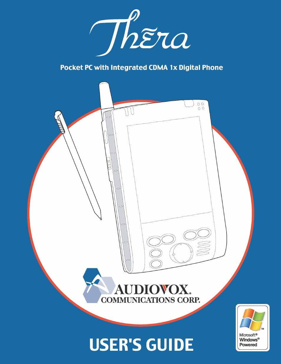 Audiovox Pocket PC User Manual | 154 pages