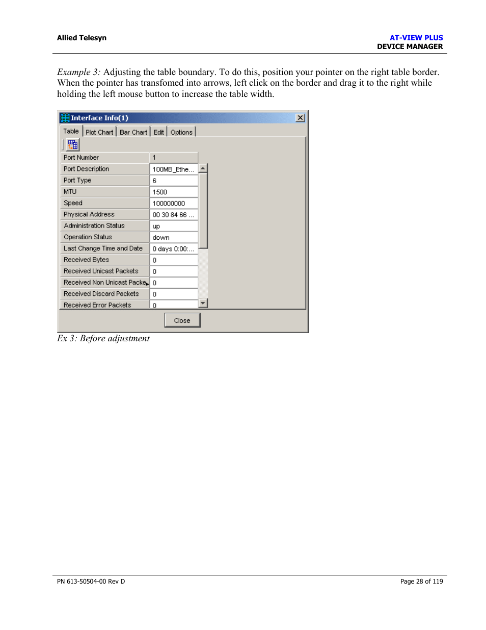 Allied Telesis AT-VIEW PLUS 2.4 DEVICE MANAGER User Manual | Page 28 / 119