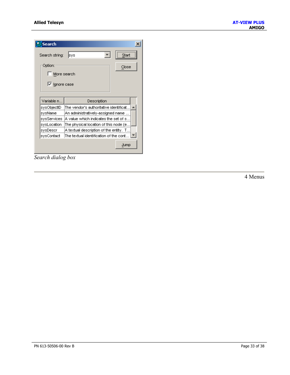 Allied Telesis AT-VIEW PLUS 2.4 AMIGO User Manual | Page 33 / 38