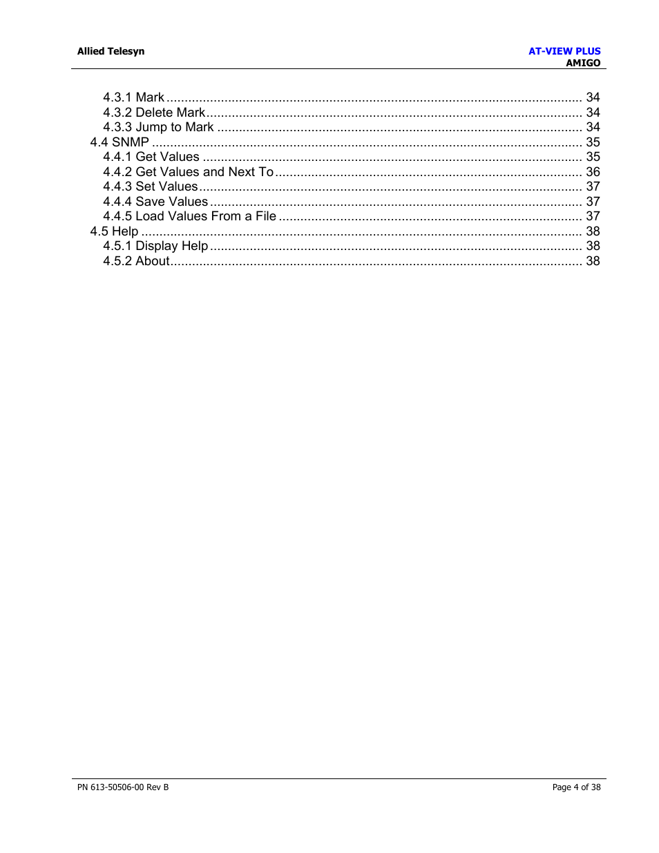 Allied Telesis AT-VIEW PLUS 2.4 AMIGO User Manual | Page 4 / 38