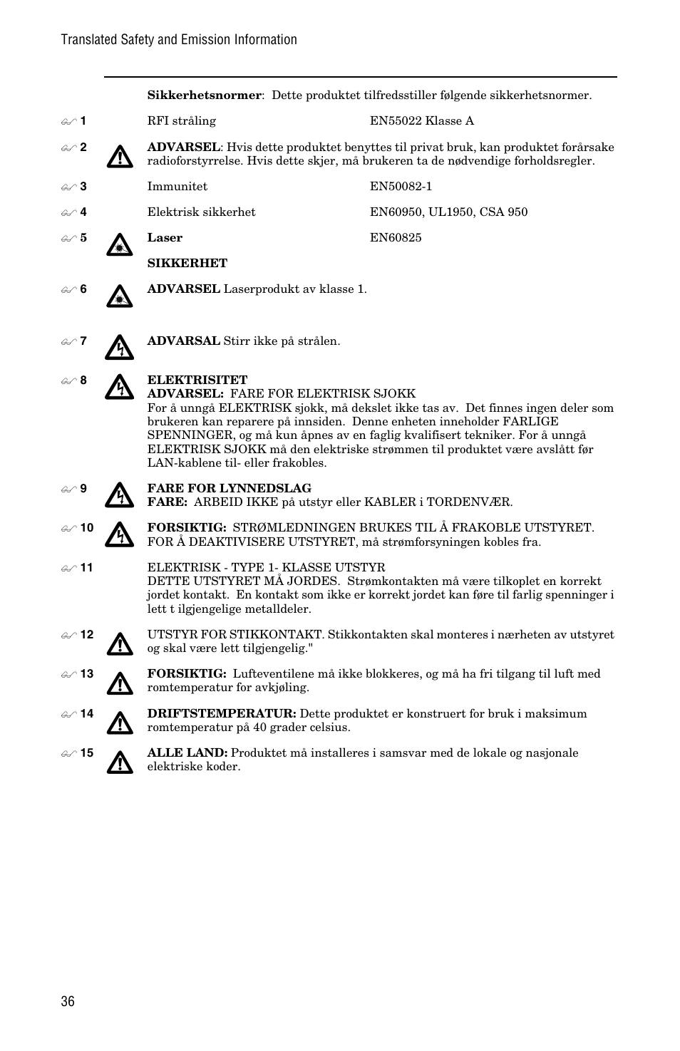 Allied Telesis AT-MCF12VF, SM User Manual | Page 44 / 48