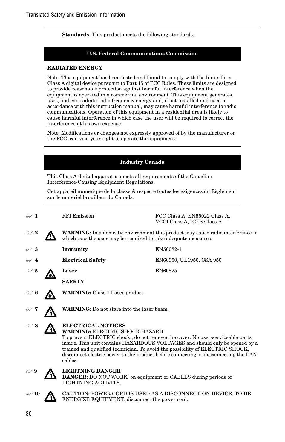 Allied Telesis AT-MCF112VF, SM, LH User Manual | Page 38 / 50