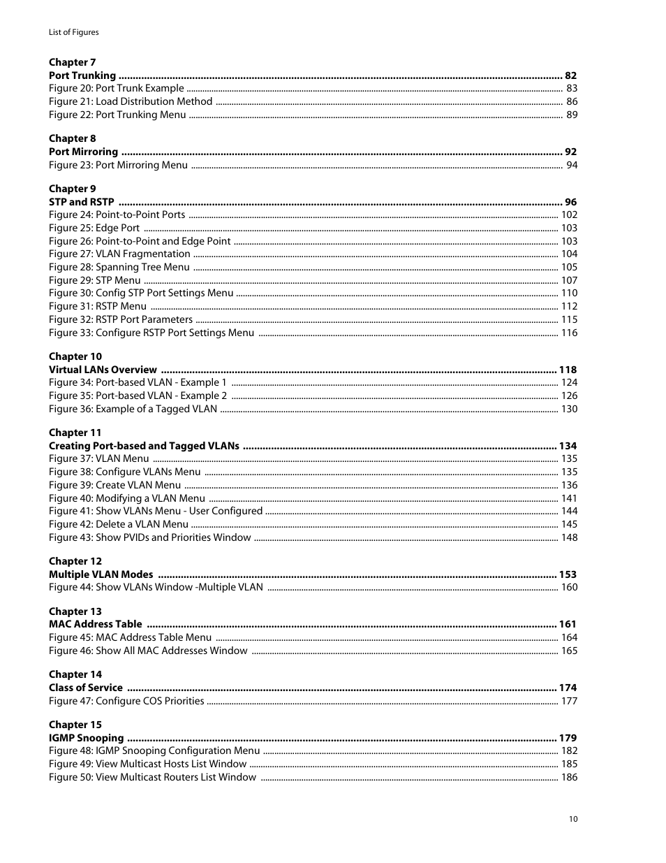 Allied Telesis AT-S39 User Manual | Page 10 / 343