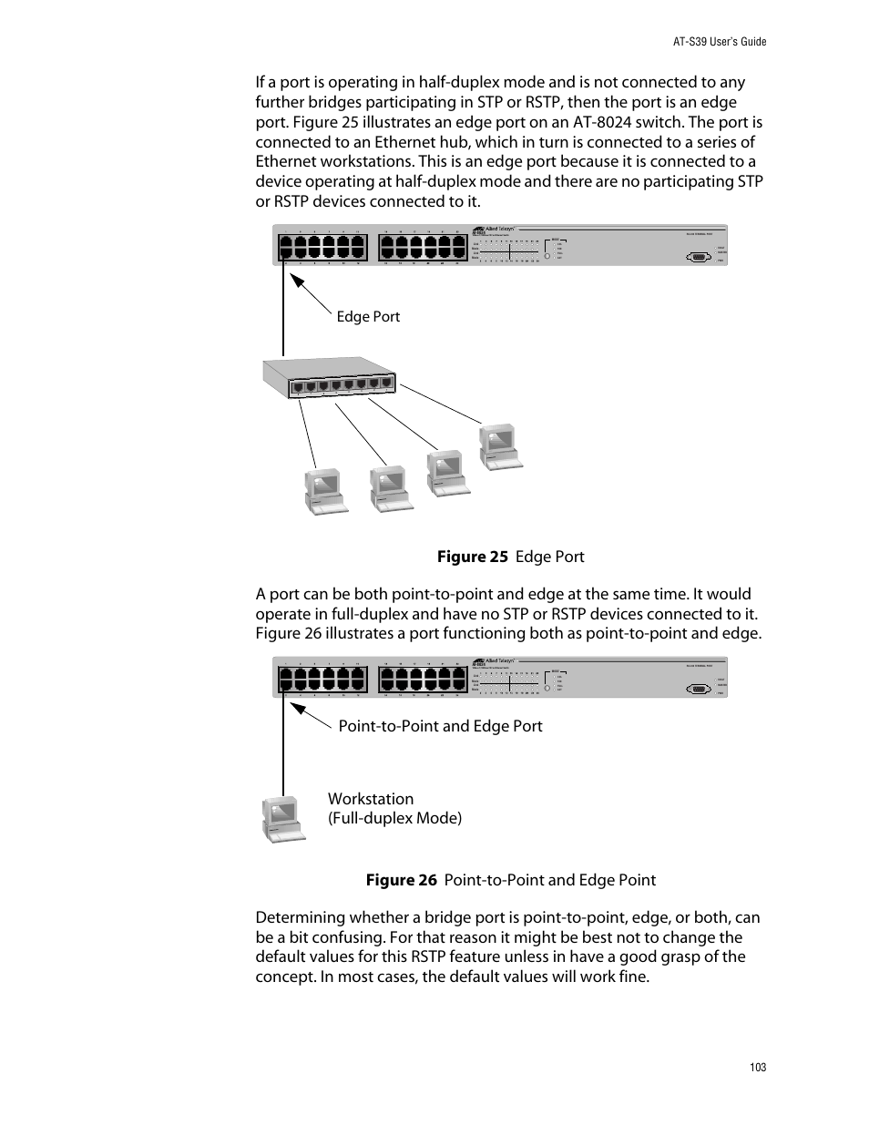 Edge port | Allied Telesis AT-S39 User Manual | Page 103 / 343