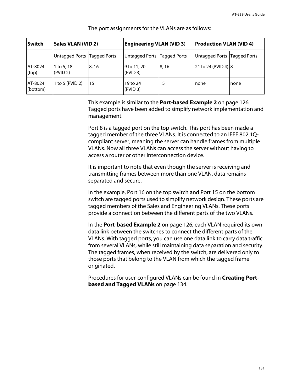 Allied Telesis AT-S39 User Manual | Page 131 / 343