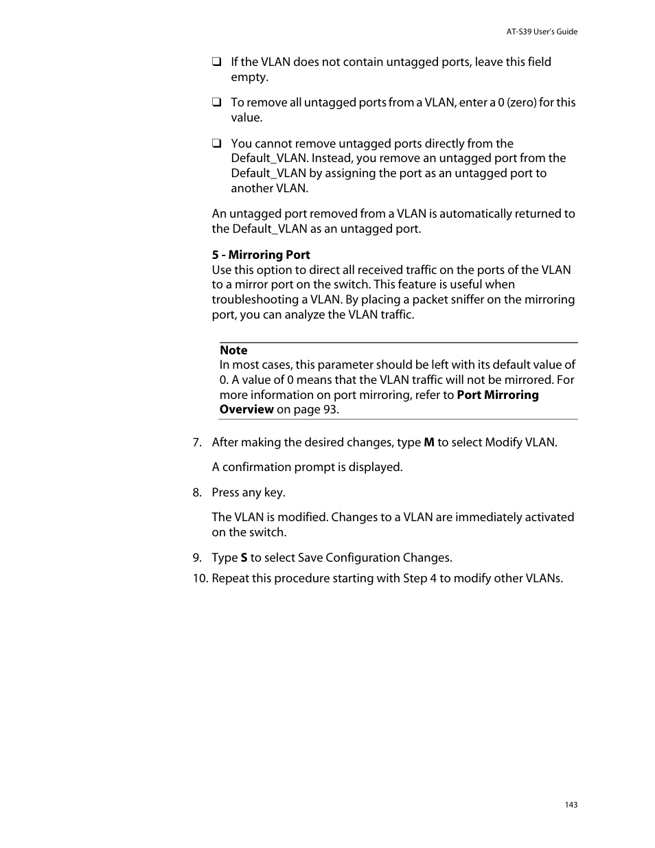 Allied Telesis AT-S39 User Manual | Page 143 / 343