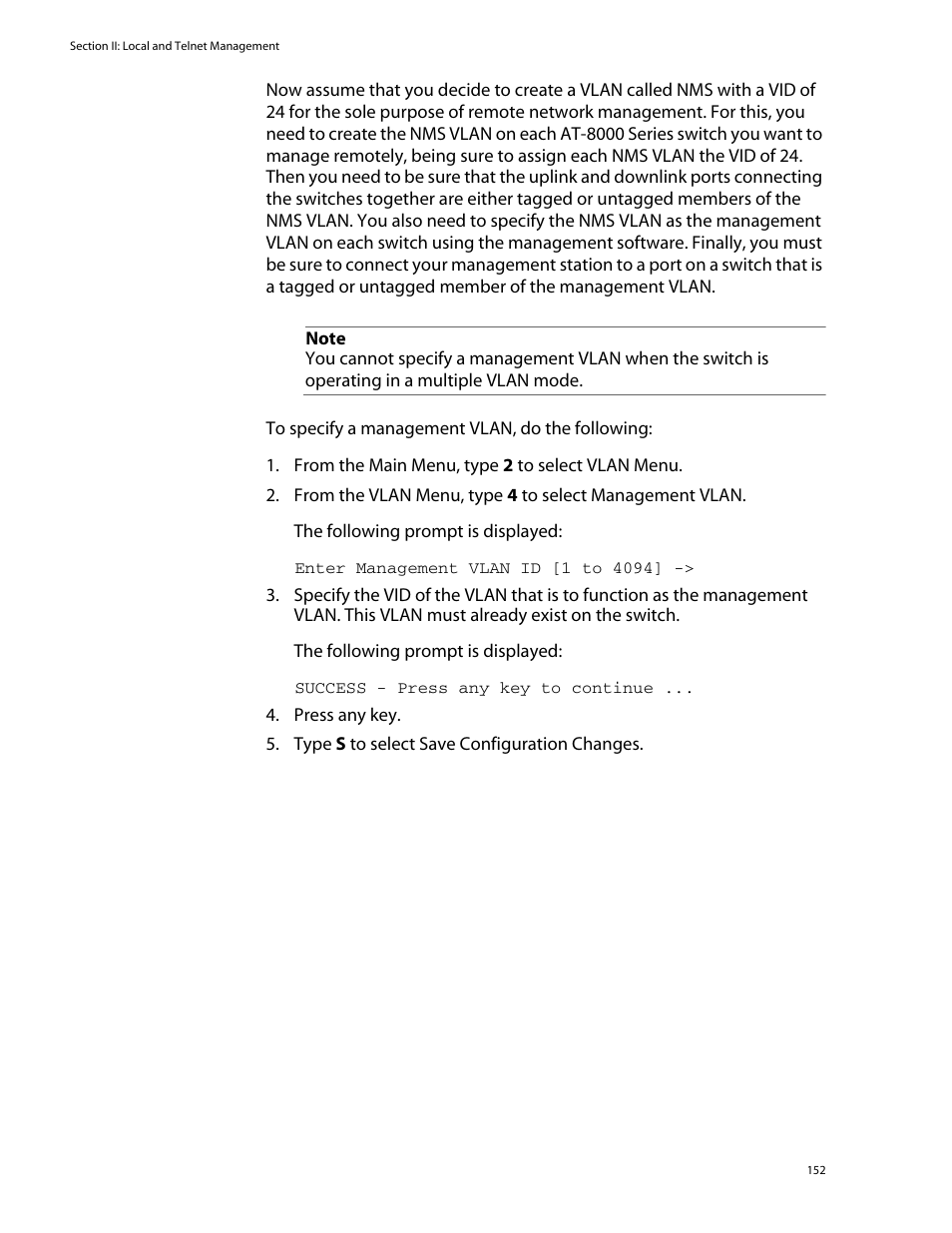 Allied Telesis AT-S39 User Manual | Page 152 / 343