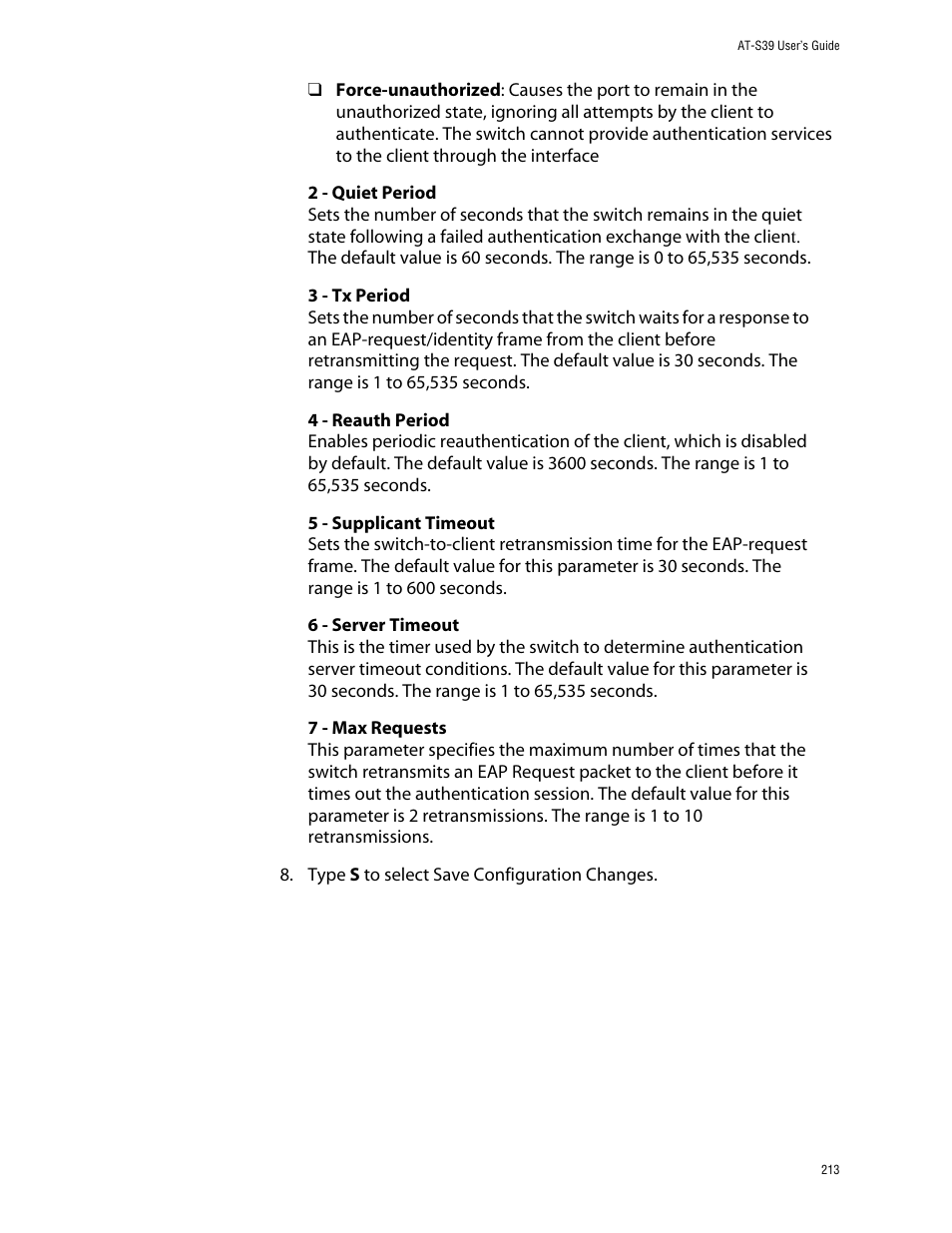 Allied Telesis AT-S39 User Manual | Page 213 / 343