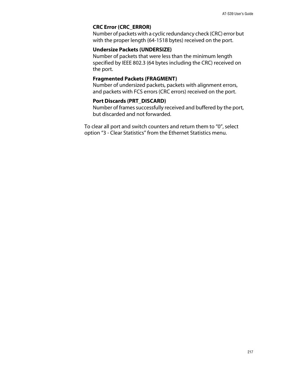 Allied Telesis AT-S39 User Manual | Page 217 / 343