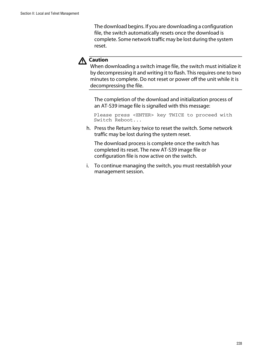 Allied Telesis AT-S39 User Manual | Page 228 / 343