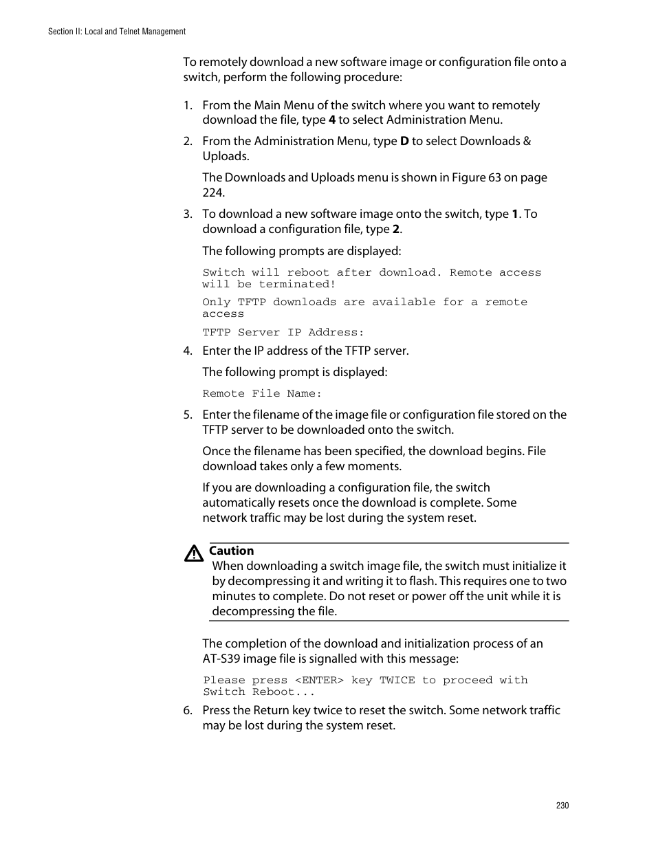 Allied Telesis AT-S39 User Manual | Page 230 / 343