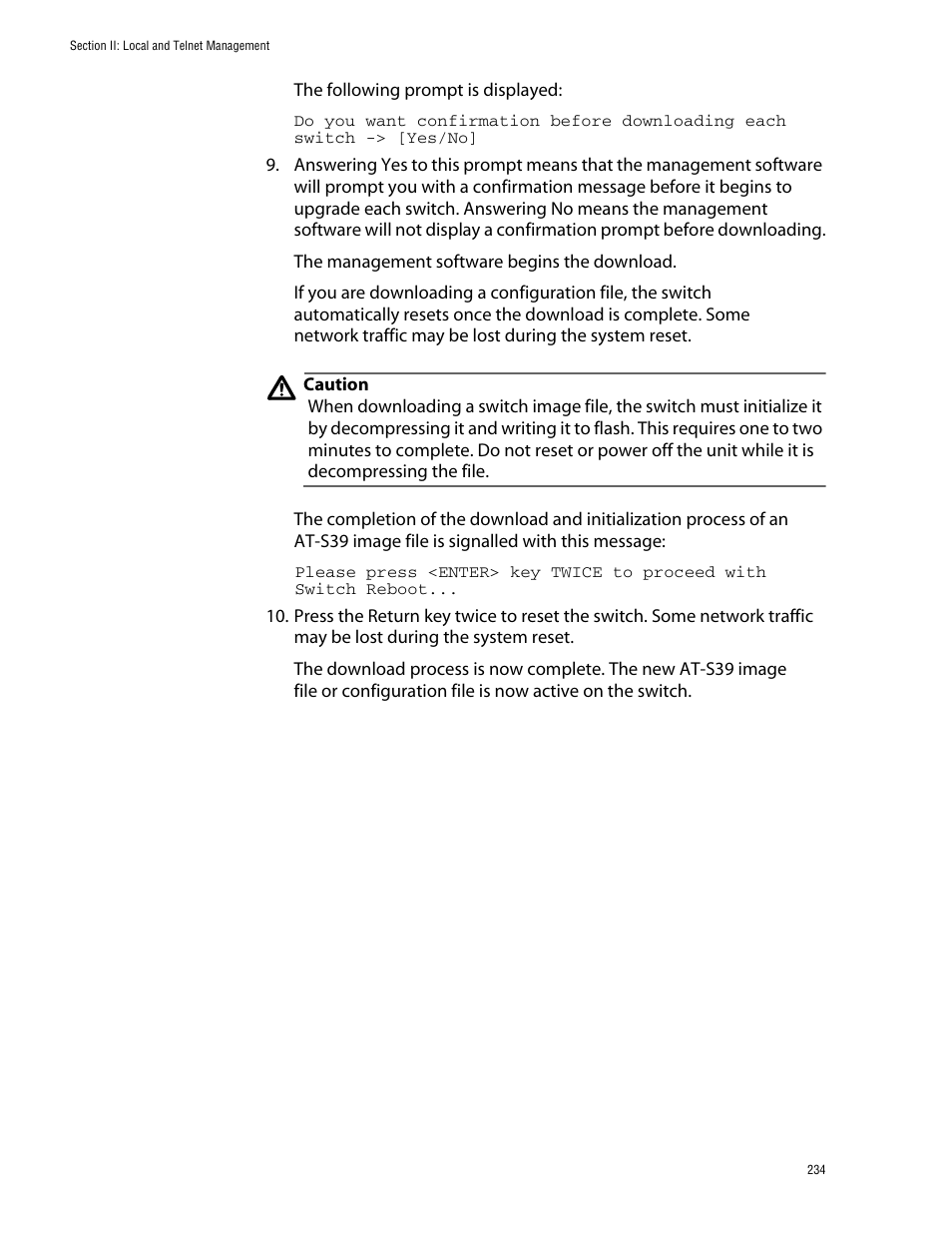 Allied Telesis AT-S39 User Manual | Page 234 / 343