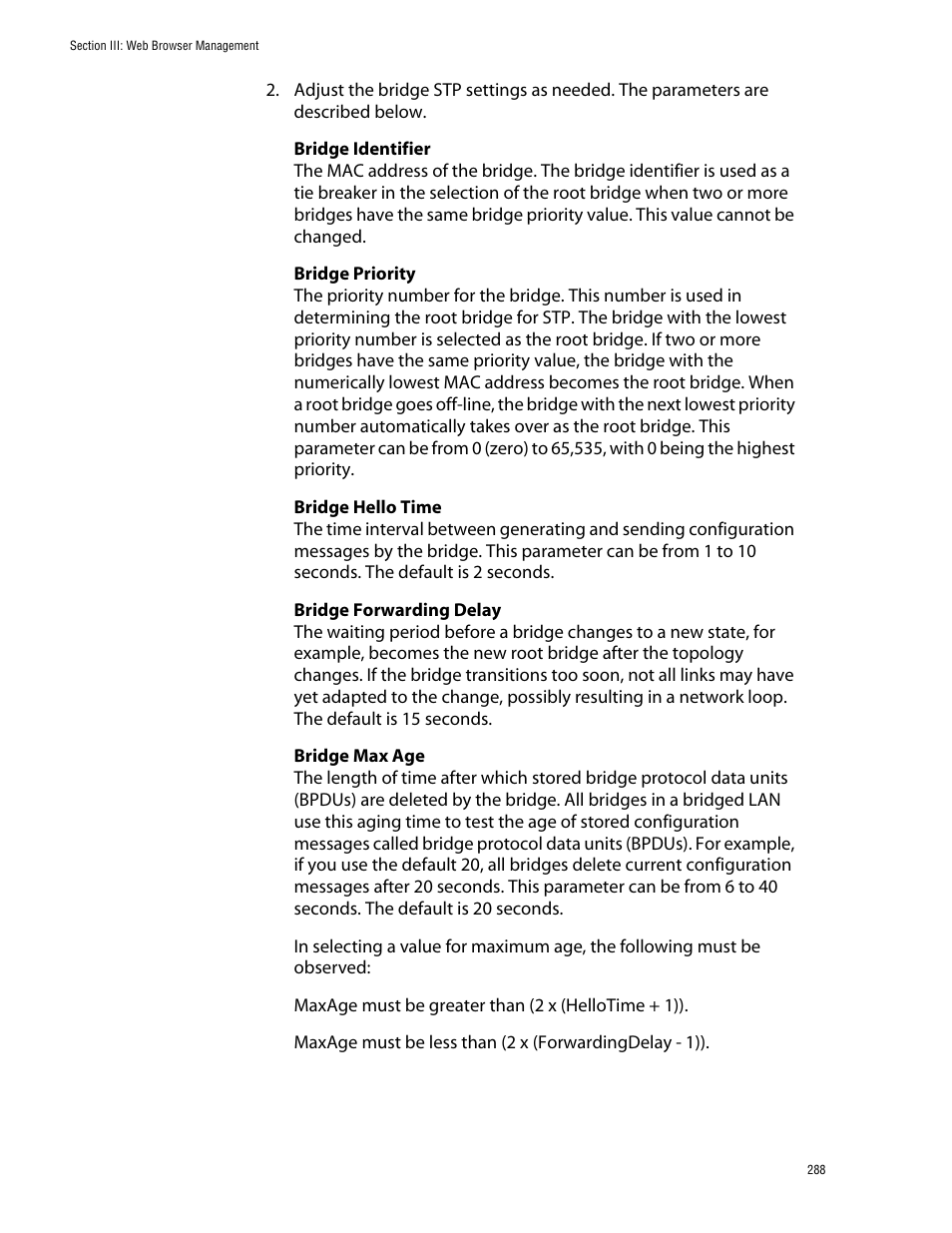 Allied Telesis AT-S39 User Manual | Page 288 / 343