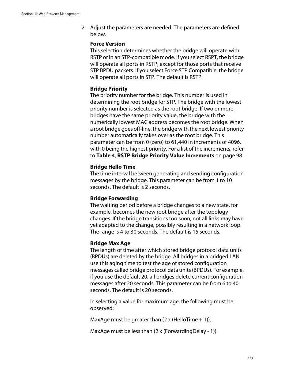 Allied Telesis AT-S39 User Manual | Page 292 / 343