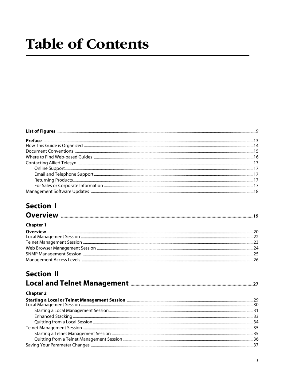 Allied Telesis AT-S39 User Manual | Page 3 / 343