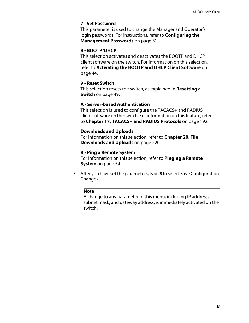 Allied Telesis AT-S39 User Manual | Page 43 / 343