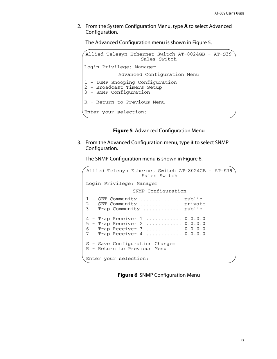 Allied Telesis AT-S39 User Manual | Page 47 / 343