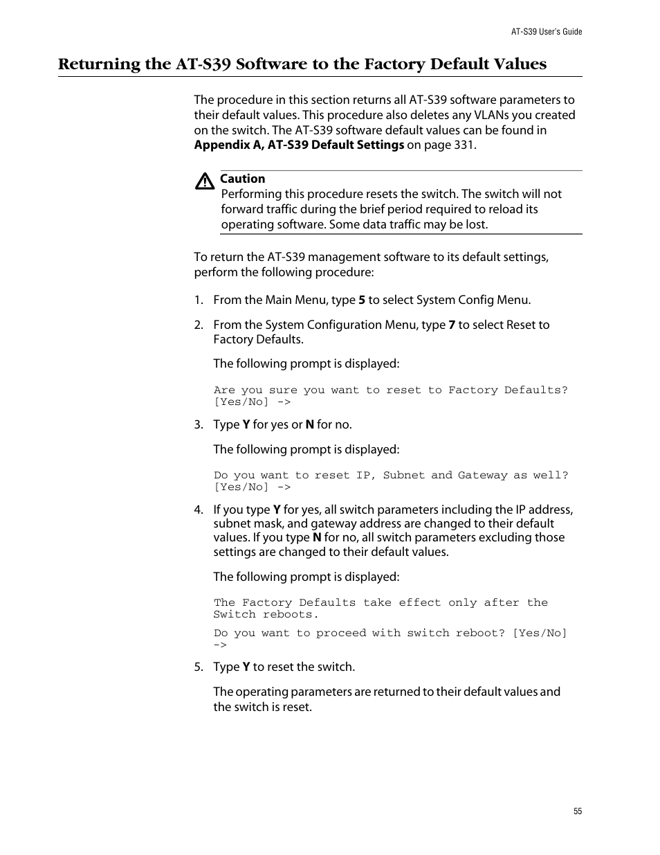 Allied Telesis AT-S39 User Manual | Page 55 / 343