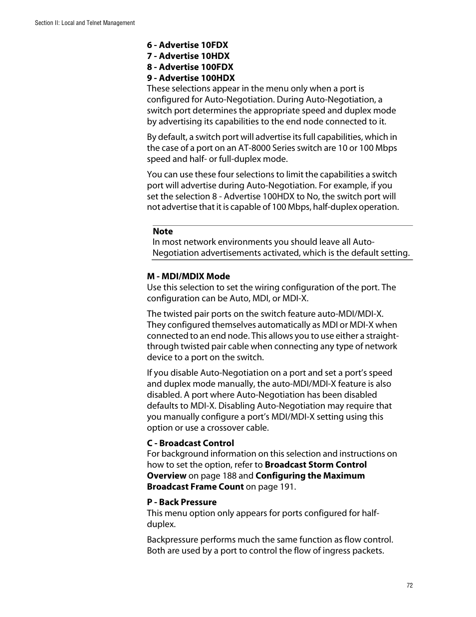 Allied Telesis AT-S39 User Manual | Page 72 / 343