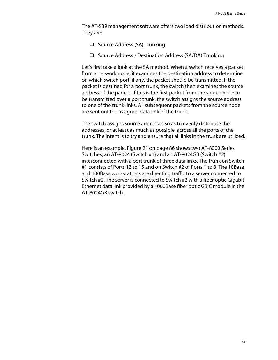 Allied Telesis AT-S39 User Manual | Page 85 / 343