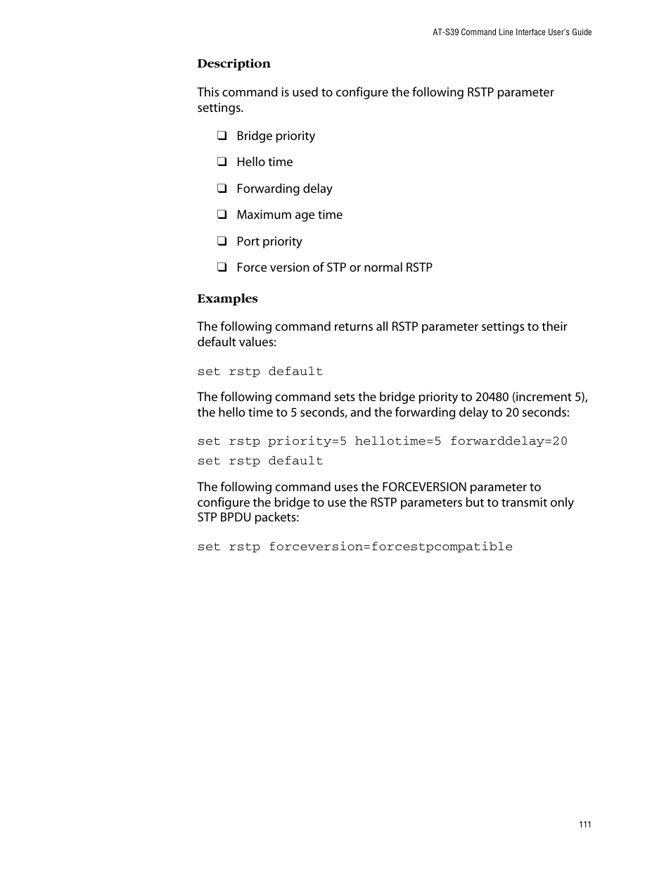 Allied Telesis AT-S39 User Manual | Page 111 / 203