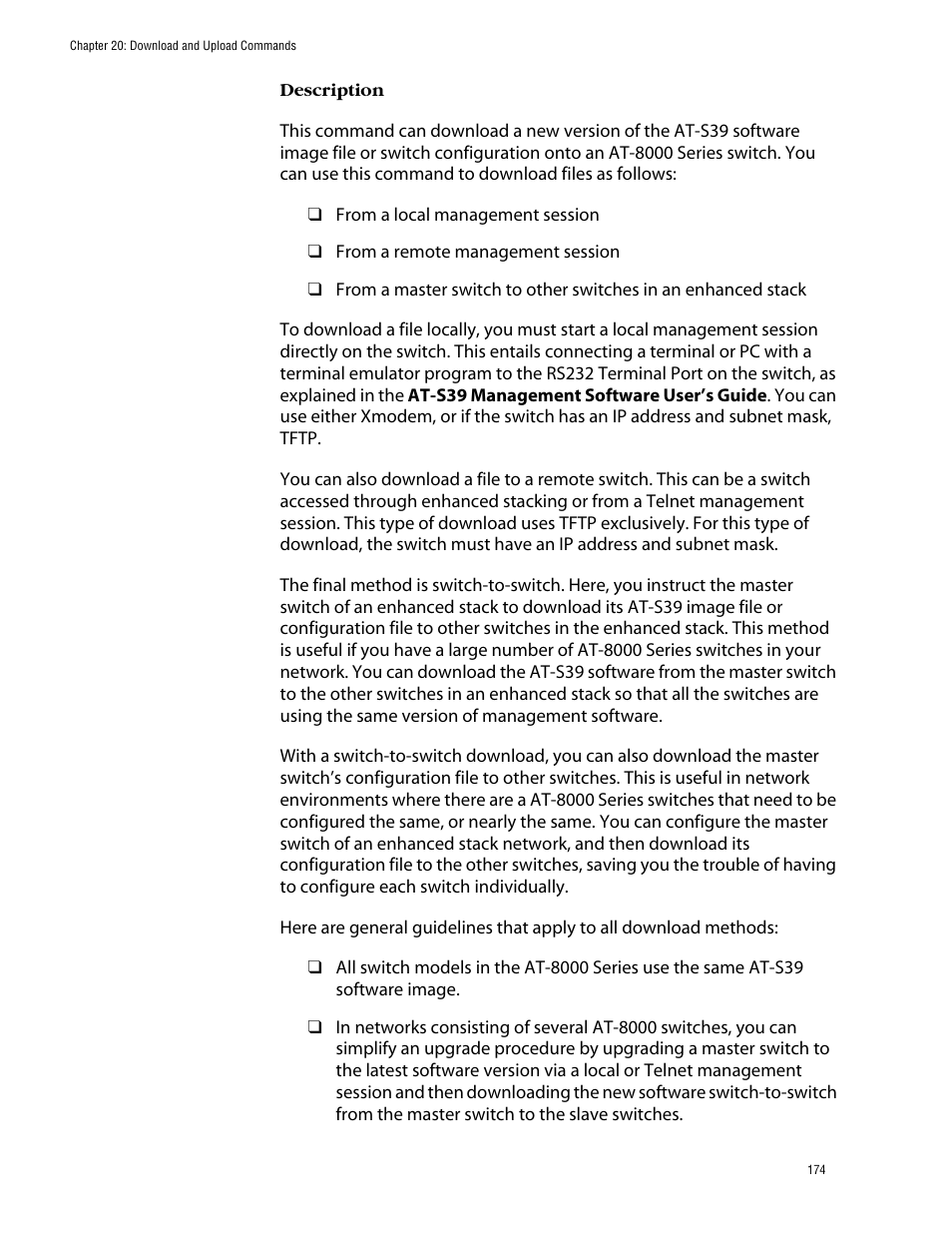 Allied Telesis AT-S39 User Manual | Page 174 / 203