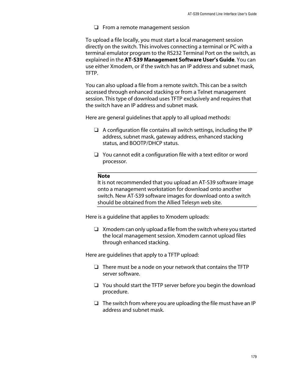 Allied Telesis AT-S39 User Manual | Page 179 / 203