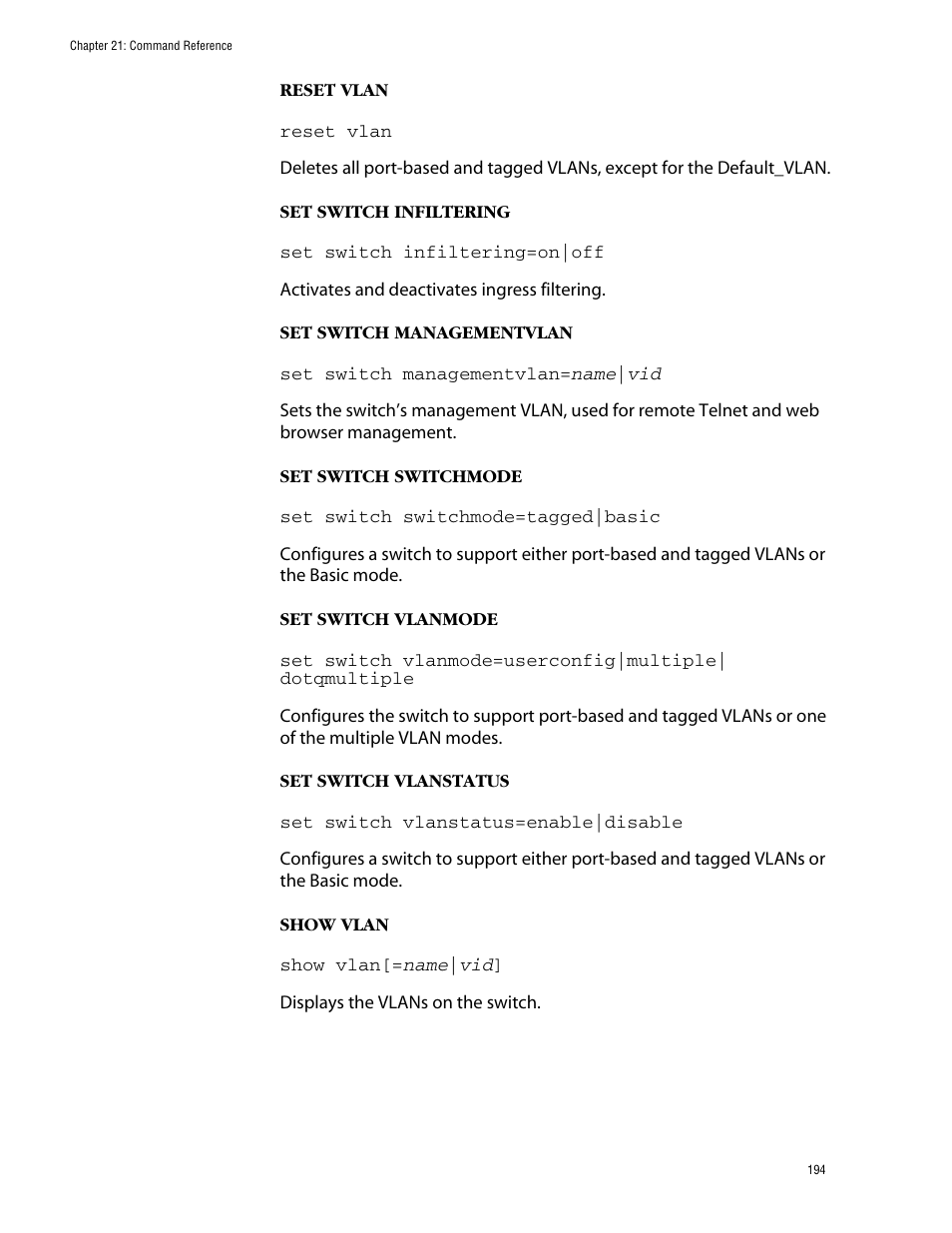 Allied Telesis AT-S39 User Manual | Page 194 / 203