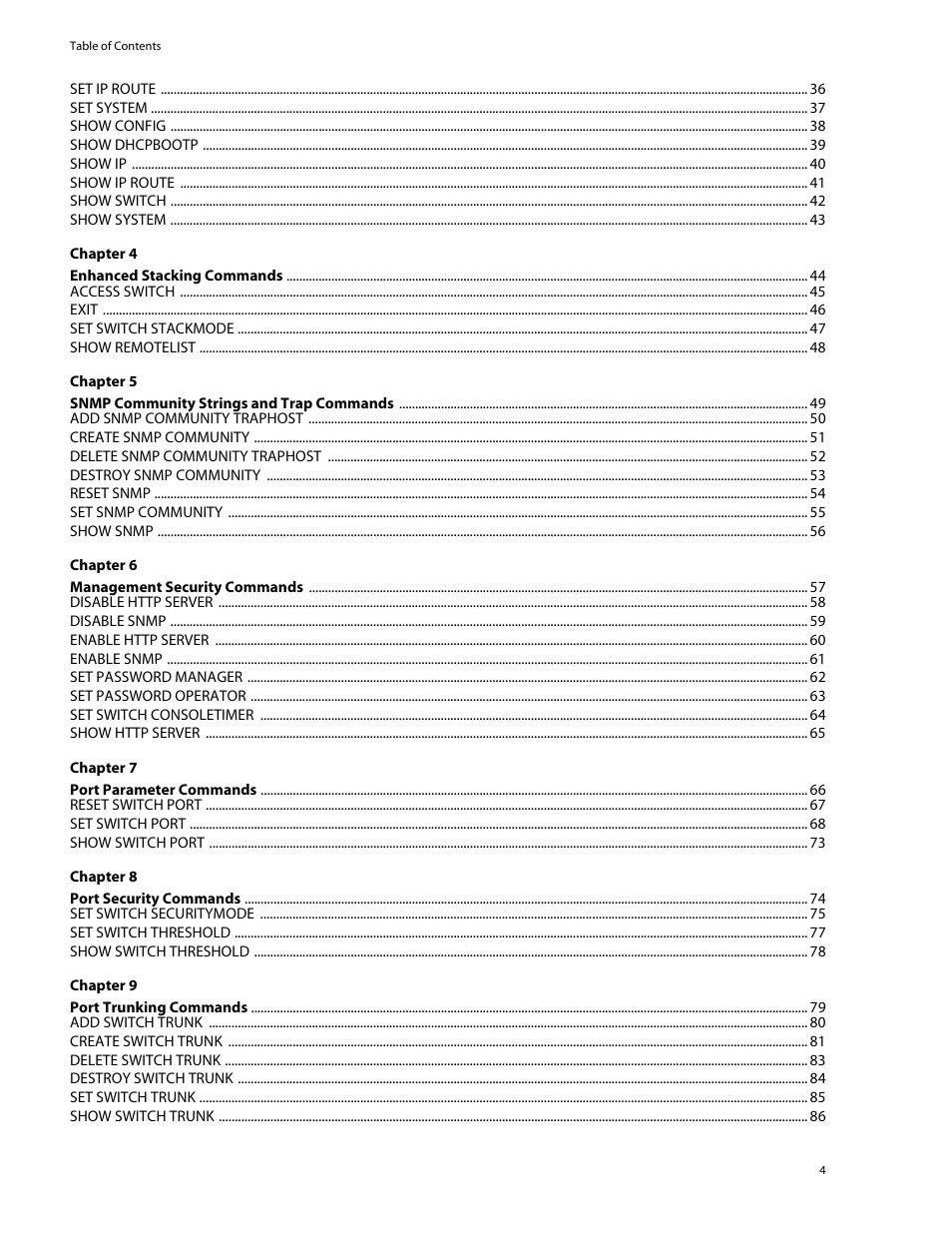 Allied Telesis AT-S39 User Manual | Page 4 / 203