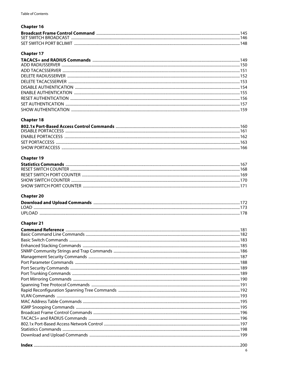 Allied Telesis AT-S39 User Manual | Page 6 / 203