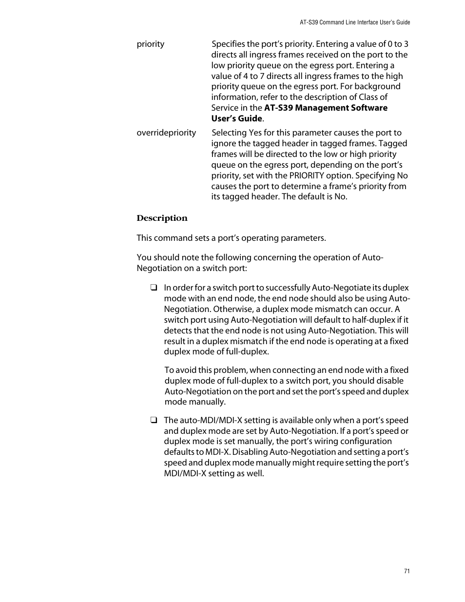 Allied Telesis AT-S39 User Manual | Page 71 / 203