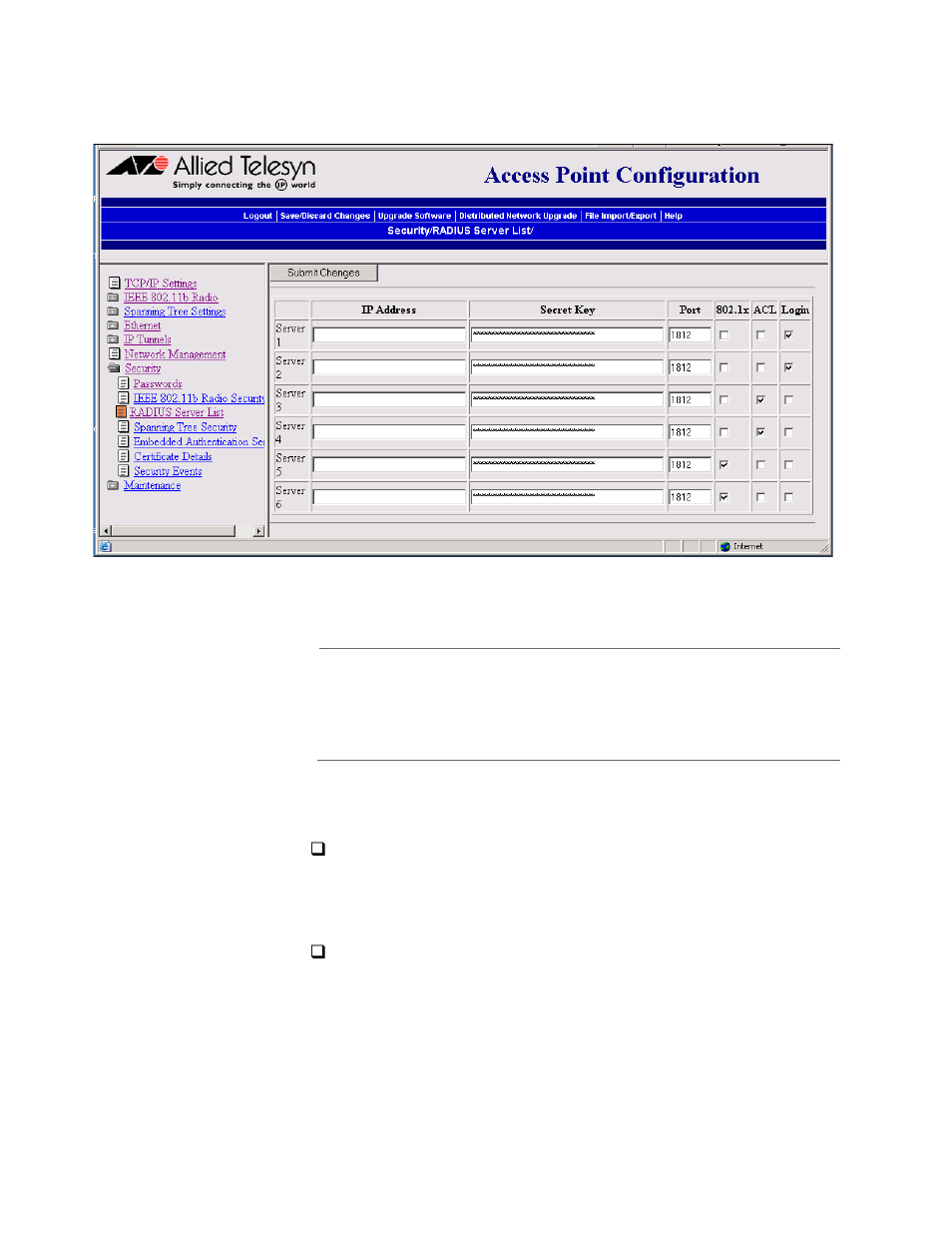 Allied Telesis AT-WA7500 User Manual | Page 161 / 270