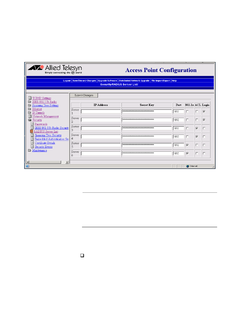 Allied Telesis AT-WA7500 User Manual | Page 167 / 270