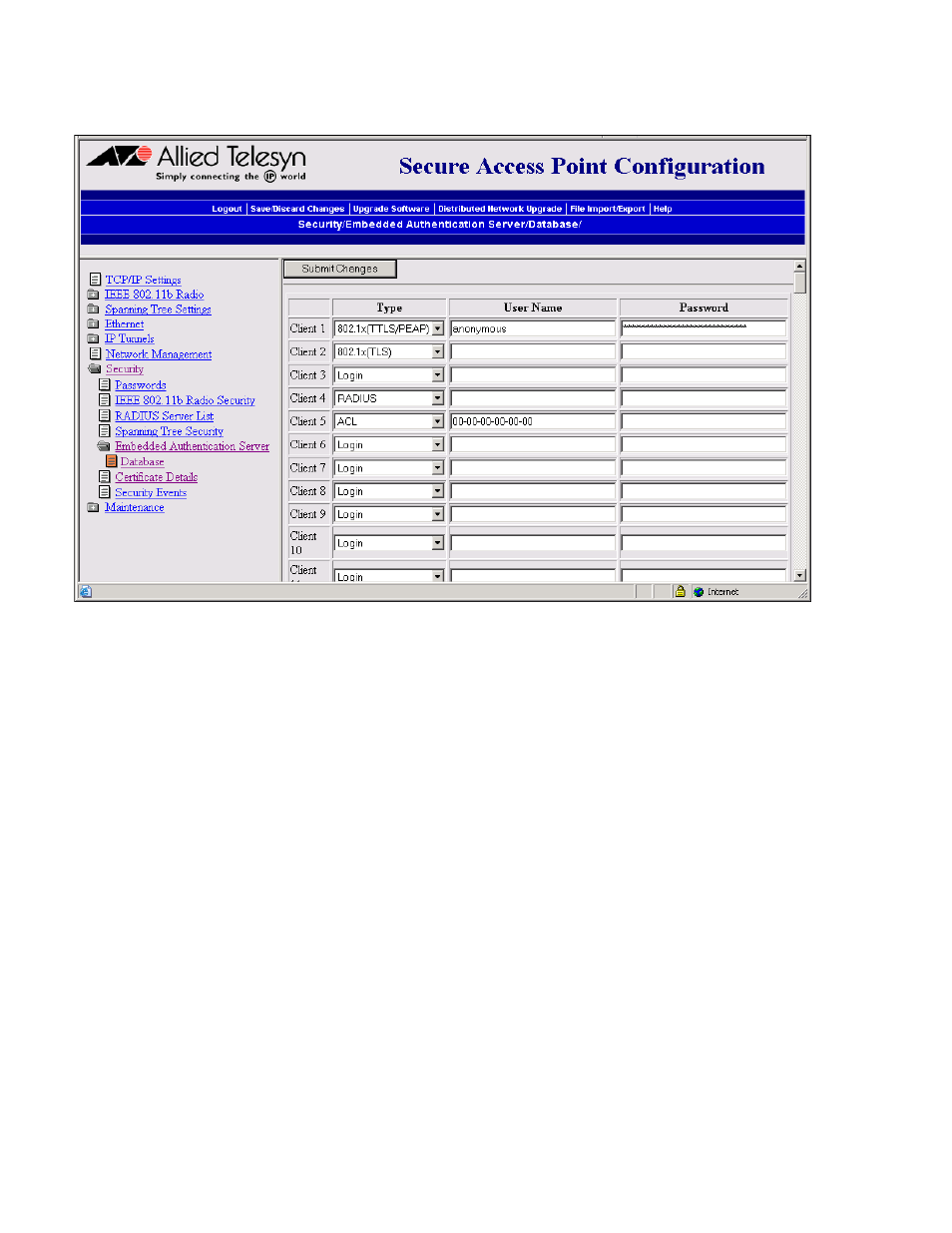 Allied Telesis AT-WA7500 User Manual | Page 184 / 270