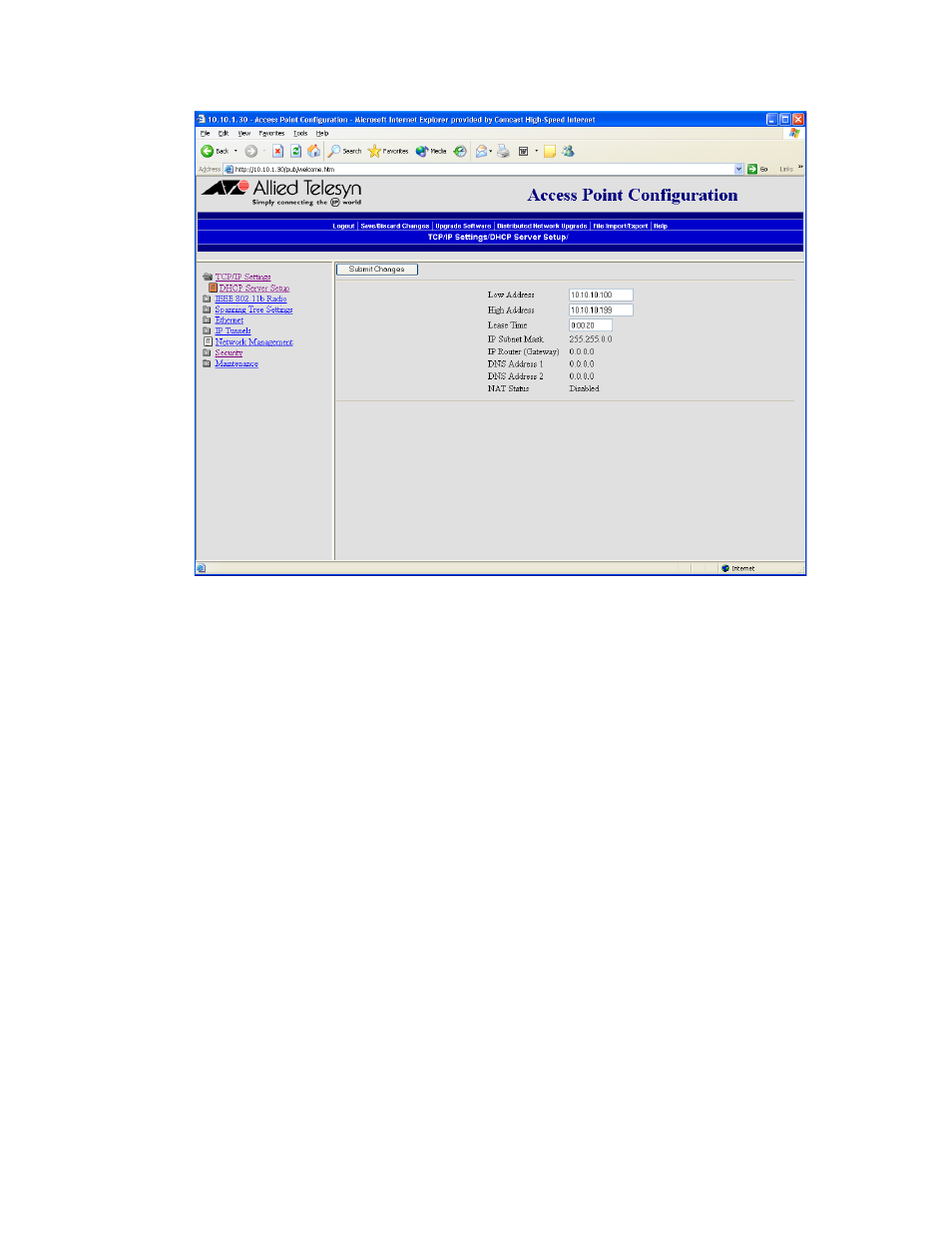 Allied Telesis AT-WA7500 User Manual | Page 58 / 270