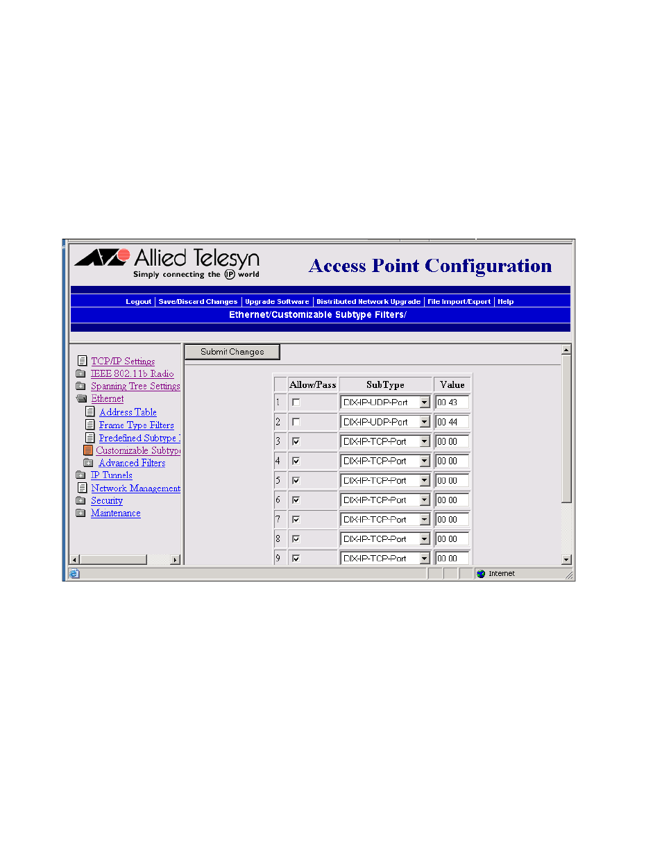 Example | Allied Telesis AT-WA7500 User Manual | Page 71 / 270