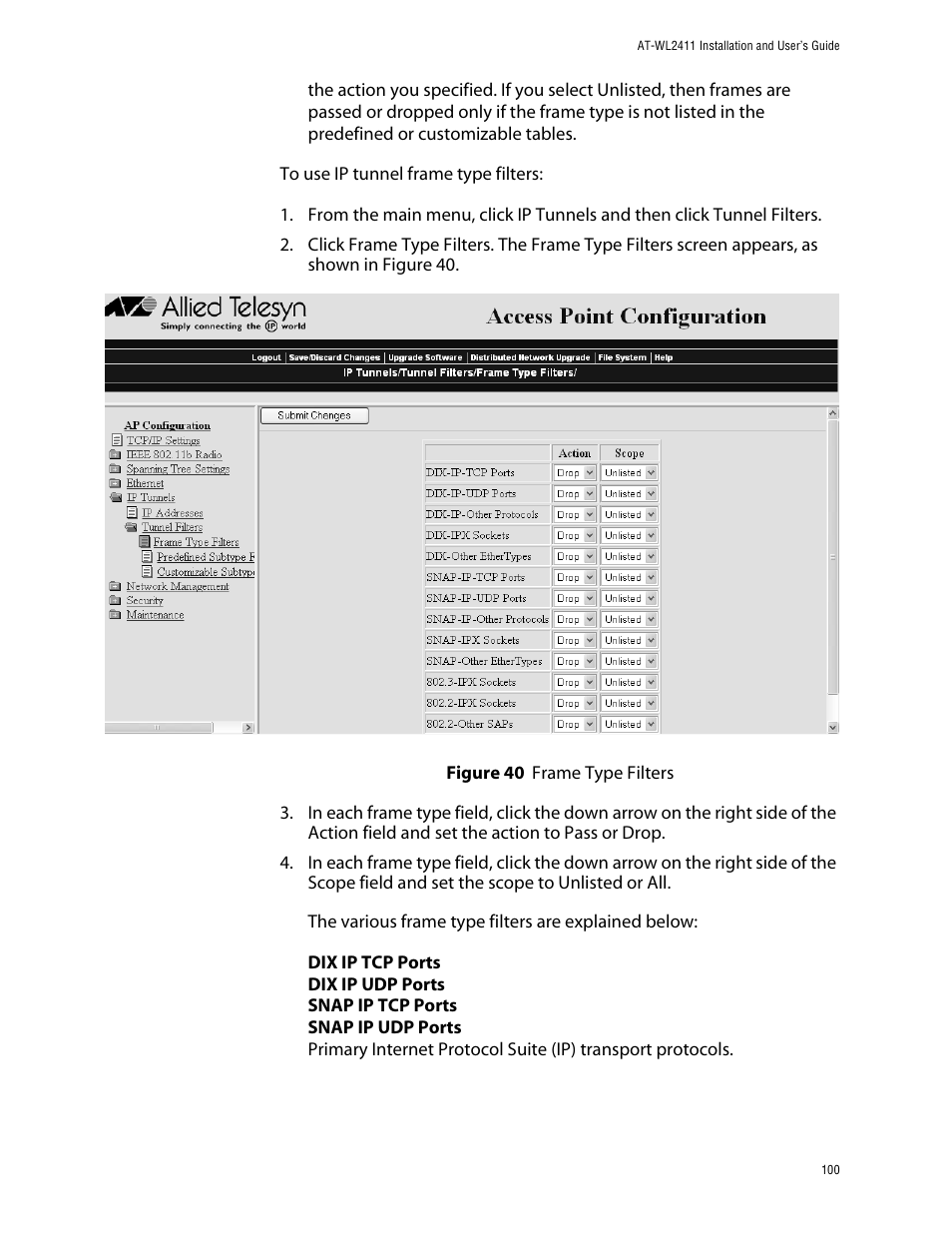 Allied Telesis AT-WL2411 User Manual | Page 100 / 208