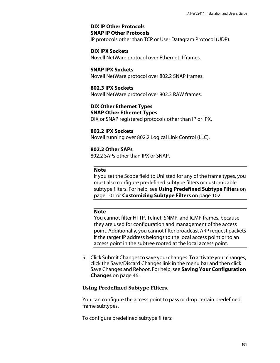 Allied Telesis AT-WL2411 User Manual | Page 101 / 208