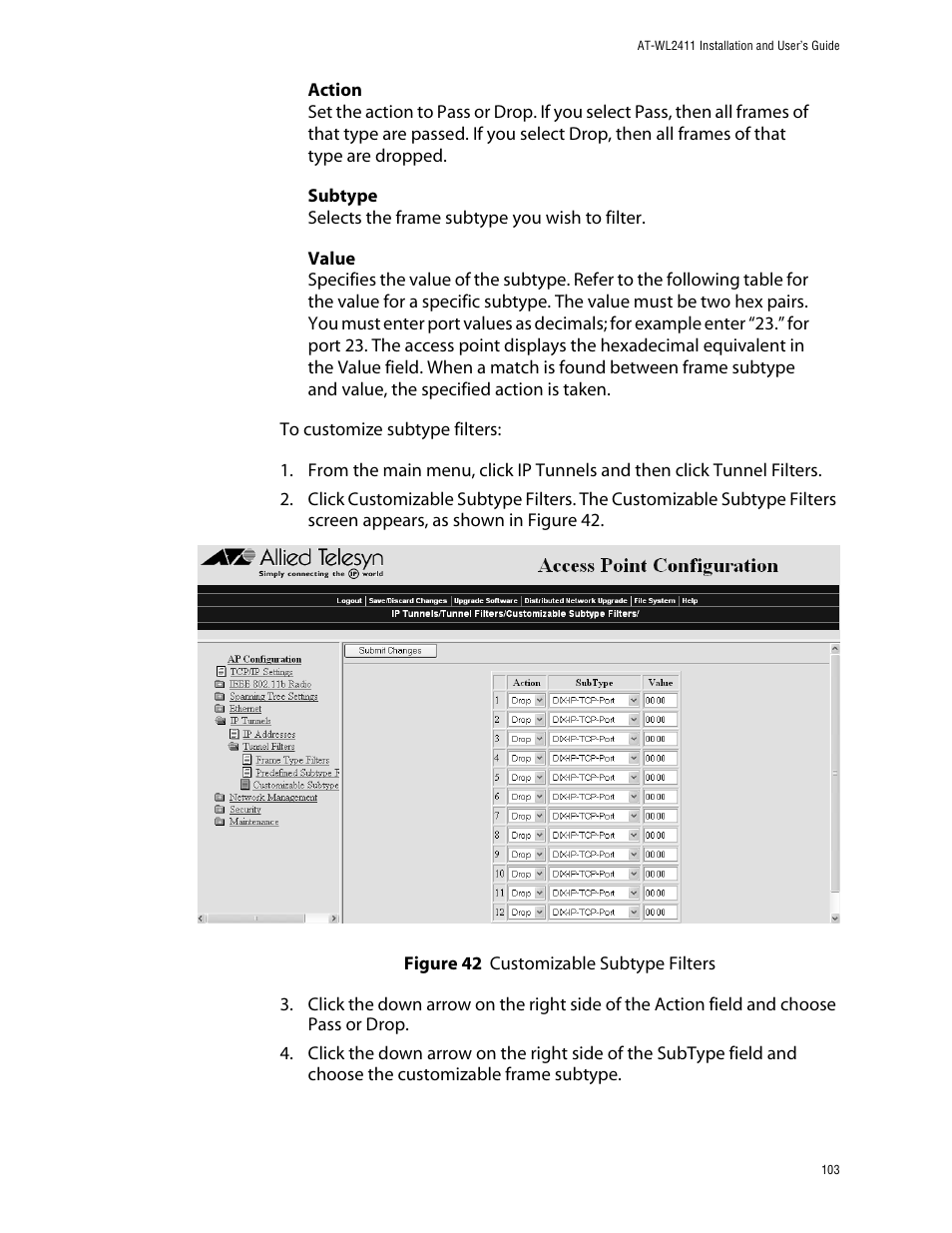 Allied Telesis AT-WL2411 User Manual | Page 103 / 208