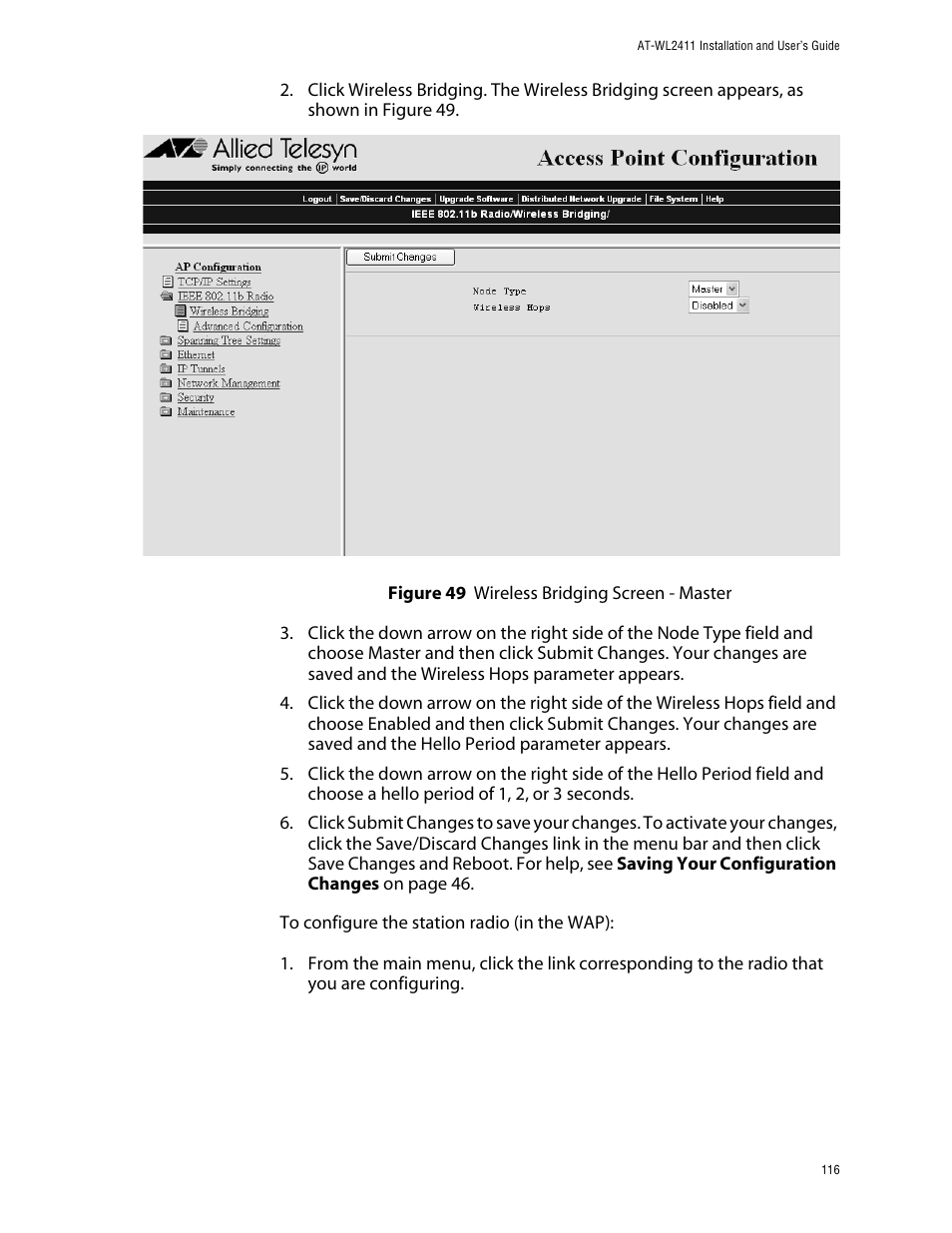 Allied Telesis AT-WL2411 User Manual | Page 116 / 208