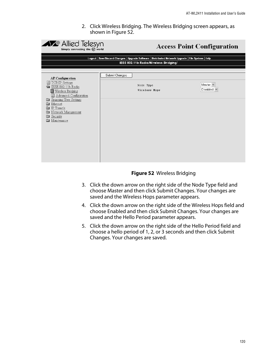 Allied Telesis AT-WL2411 User Manual | Page 120 / 208