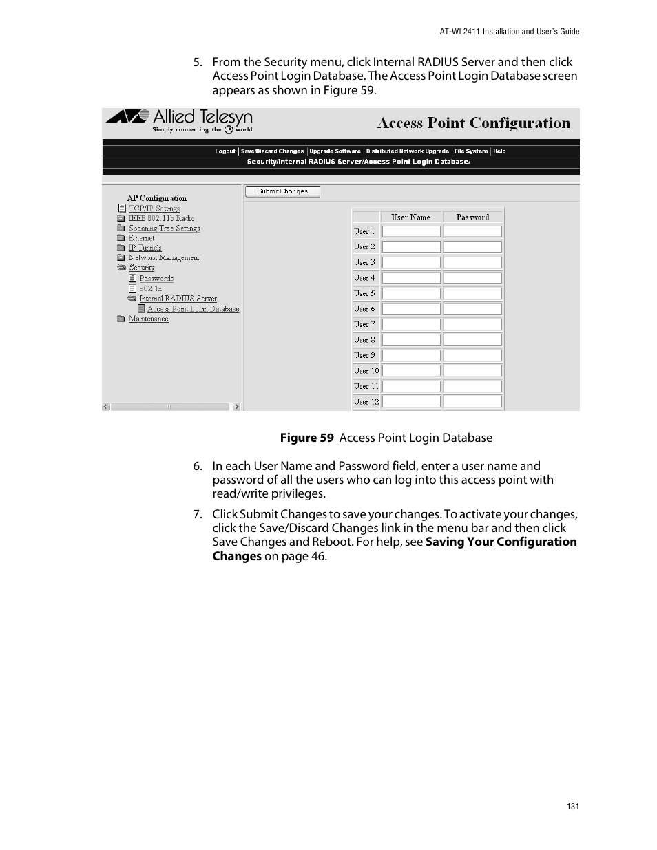 Allied Telesis AT-WL2411 User Manual | Page 131 / 208